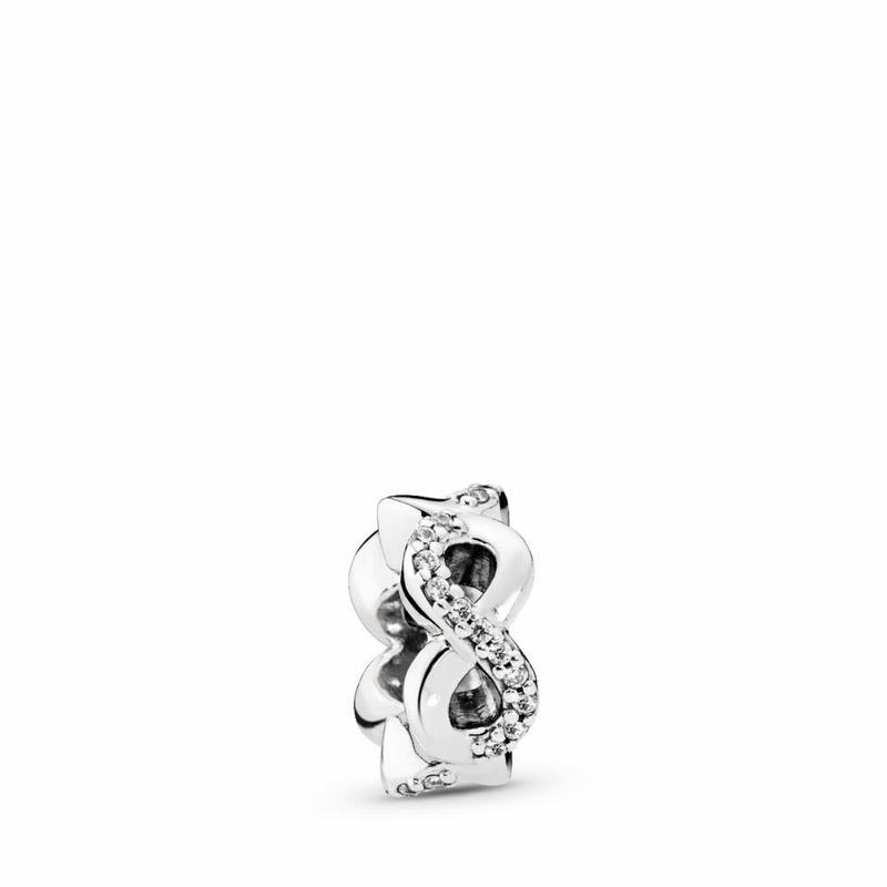 Pandora Infinite Love Charm - Sterling Silver/Cubic Zirconia - Canada | PR4700YN